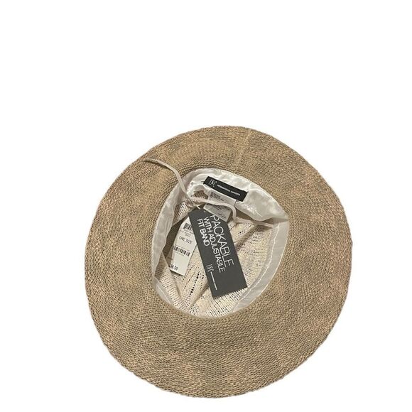 NWT INC International Concepts cream beige hat braid detail - Picture 4 of 7